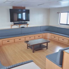 wide saloon with air conditioner