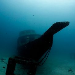 wreck at the racha yai, bay 1