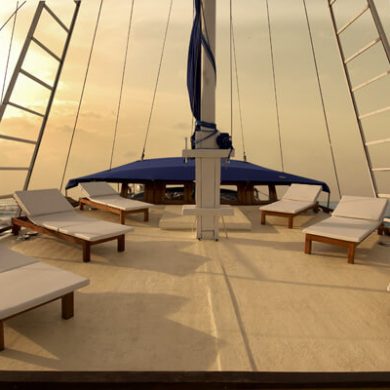 beautiful sun deck