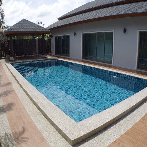 private swimming pool at blue divecenterScuba Diving in Phuket