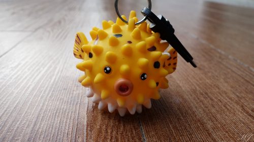 porcupine fish octopus holder diving equipment