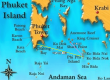 phiphi map, diving in phiphi